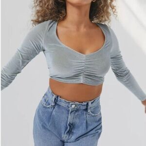 Urban Outfitters Paradox Ruched Cropped Top